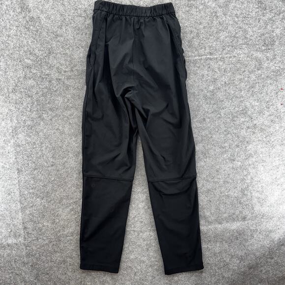 Lululemon Womens Essential High Rise Trouser Pant Size 2 Black Pleated Active - Picture 7 of 13
